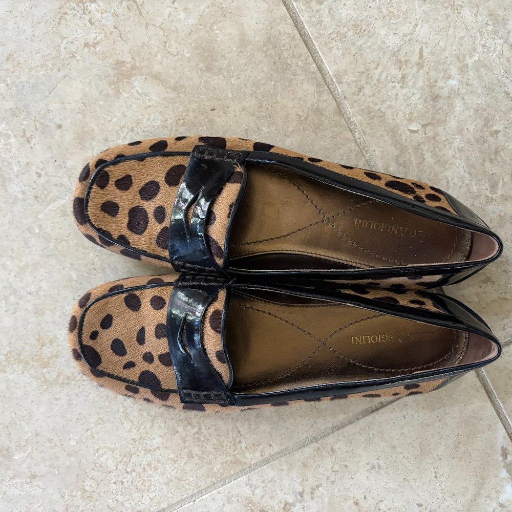 Size 6.5 Enzo Angiolini Leopard Print Women's Drivers